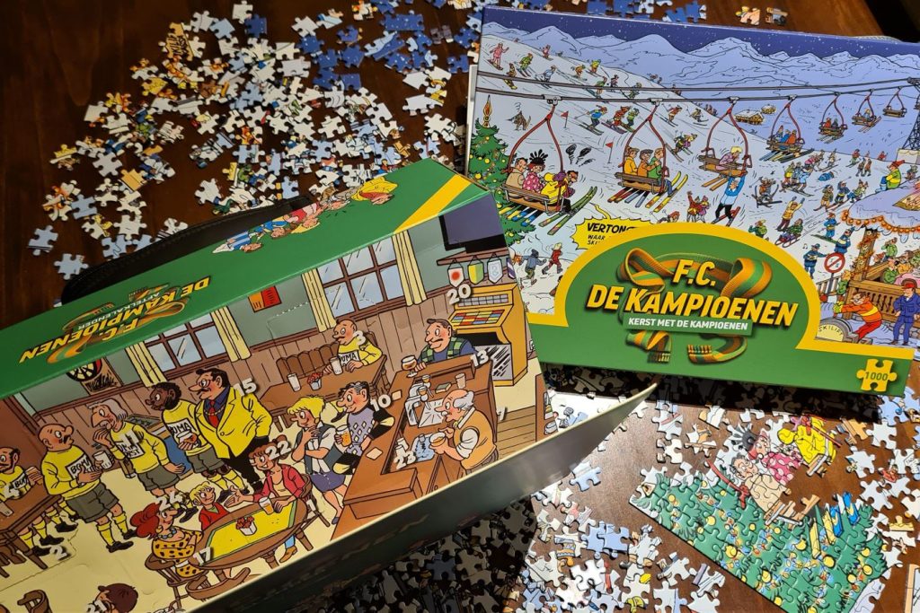 f.c. de kampioenen kampioen puzzel adventskalender